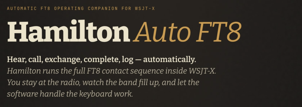 Hamilton AutoFT8